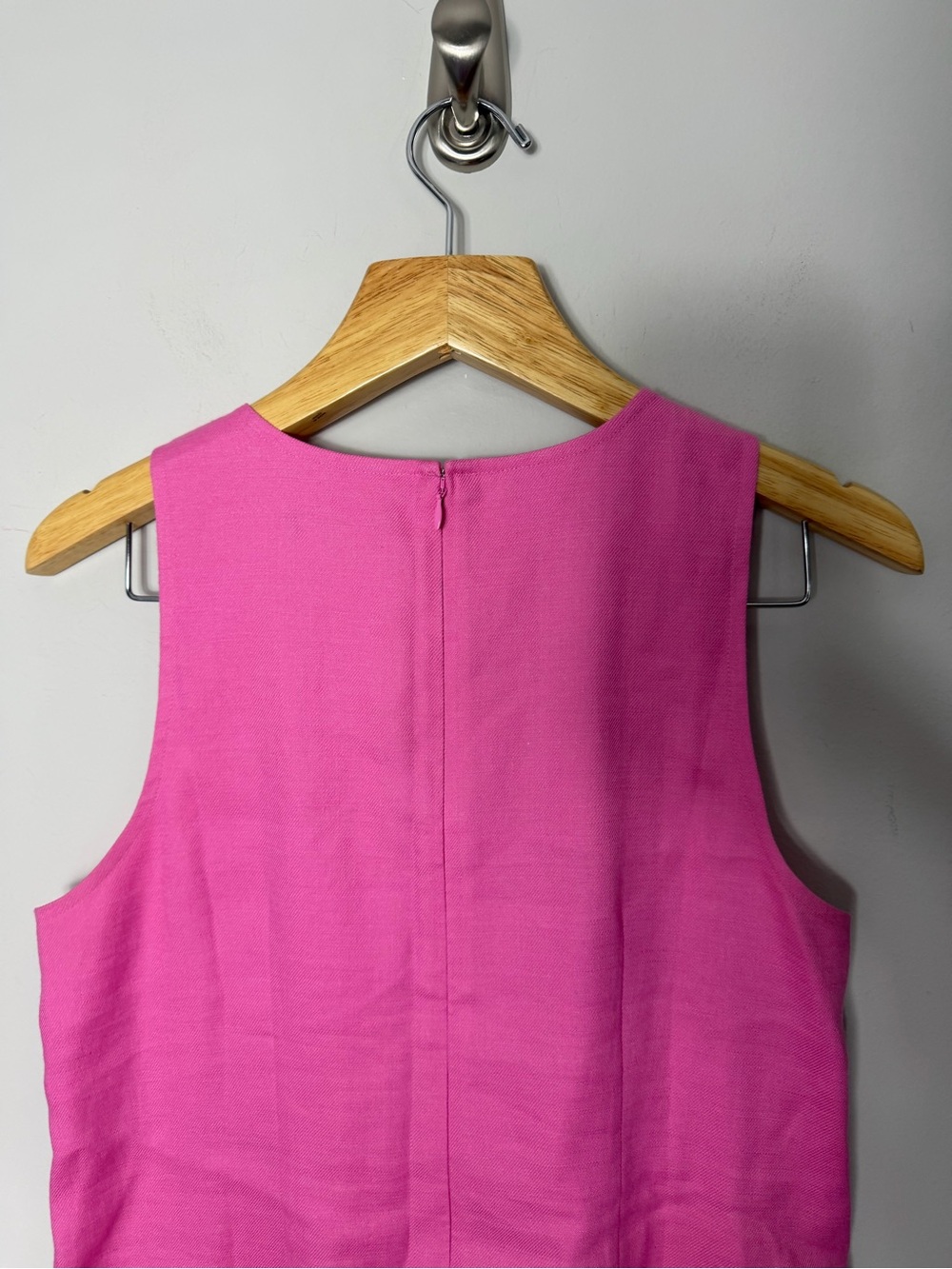 J. Crew Pink Sleeveless Bow Shift Dress - Picture 9 of 11